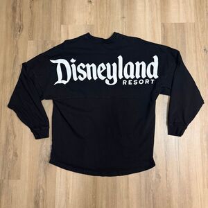 Disneyland Resorts Black White Spirit Jersey Sz M Disneycore Casual Comfy Boxy